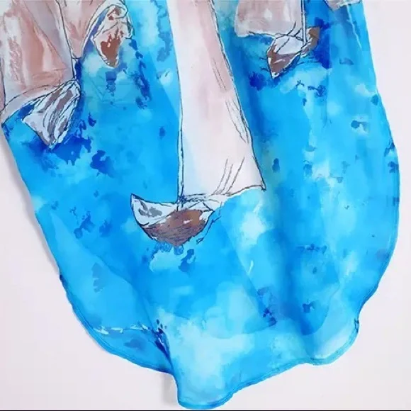 Monte Carlo Luxury Yacht Life Kimono & Pants Set - Picture 13 of 15